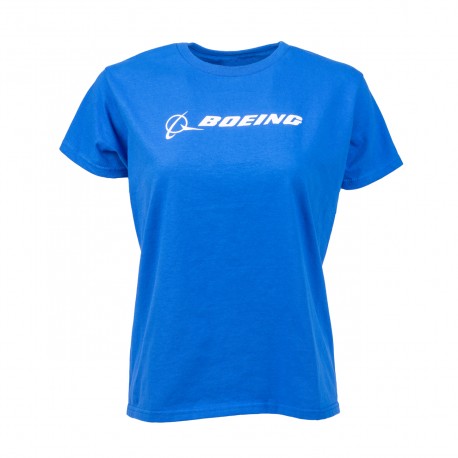 Boeing Ladies Signature T-shirt - Royal Blue