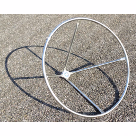 Cerchio reggimanica in acciaio con cuscinetto (rotante)