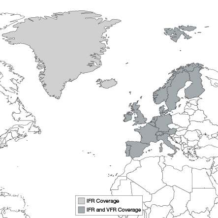 Charting Western Europe IFR/VFR