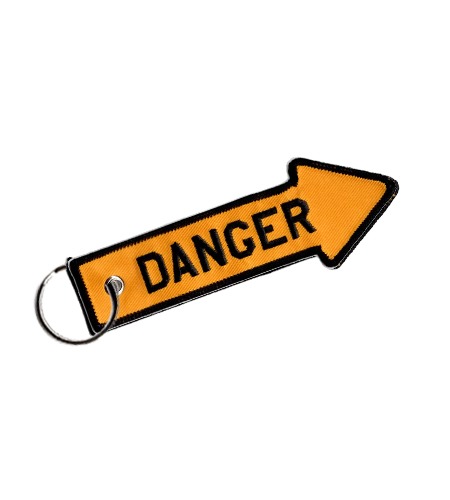 Portachiavi Danger