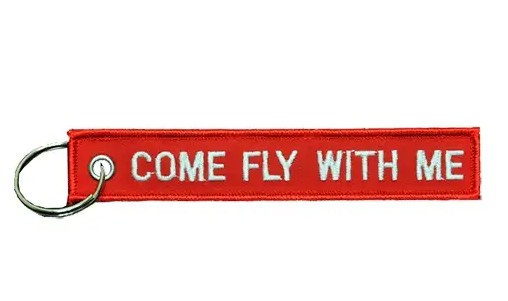 Portachiavi "Come fly with me"