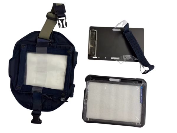 Cosciale portadocumenti da volo