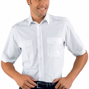 camicia pilota bianca maniche corte