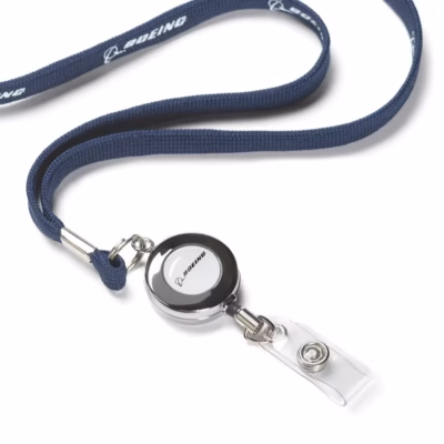 laccetto porta badge blu boeing