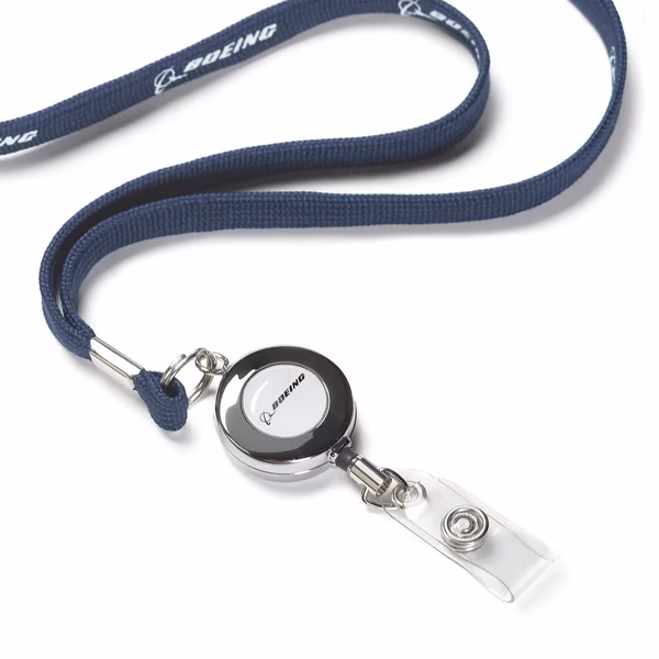 laccetto porta badge blu boeing